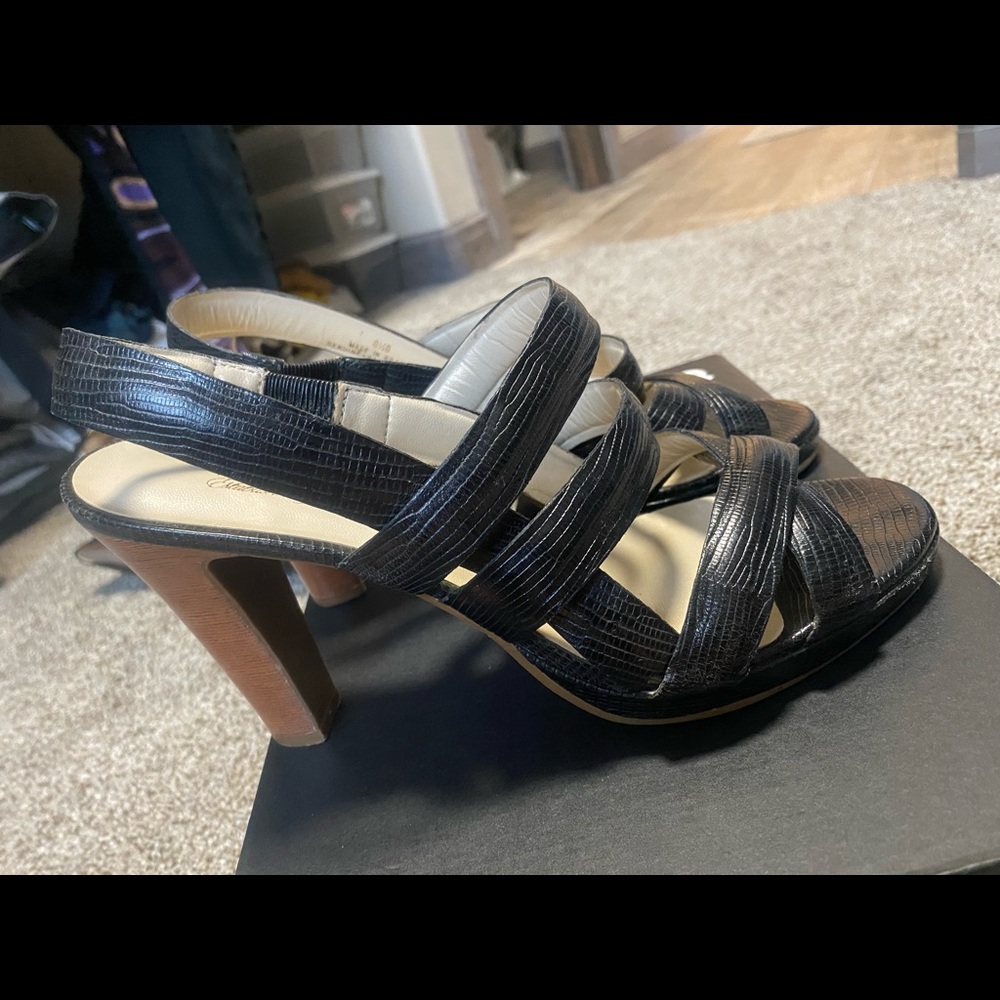 Black Leather Sandals.